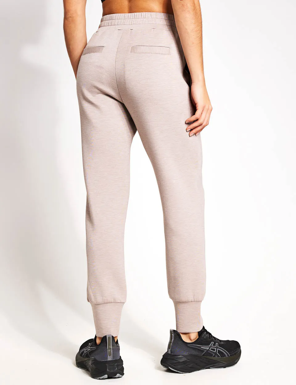 The Slim Cuff Pant 27.5" - Taupe Marl