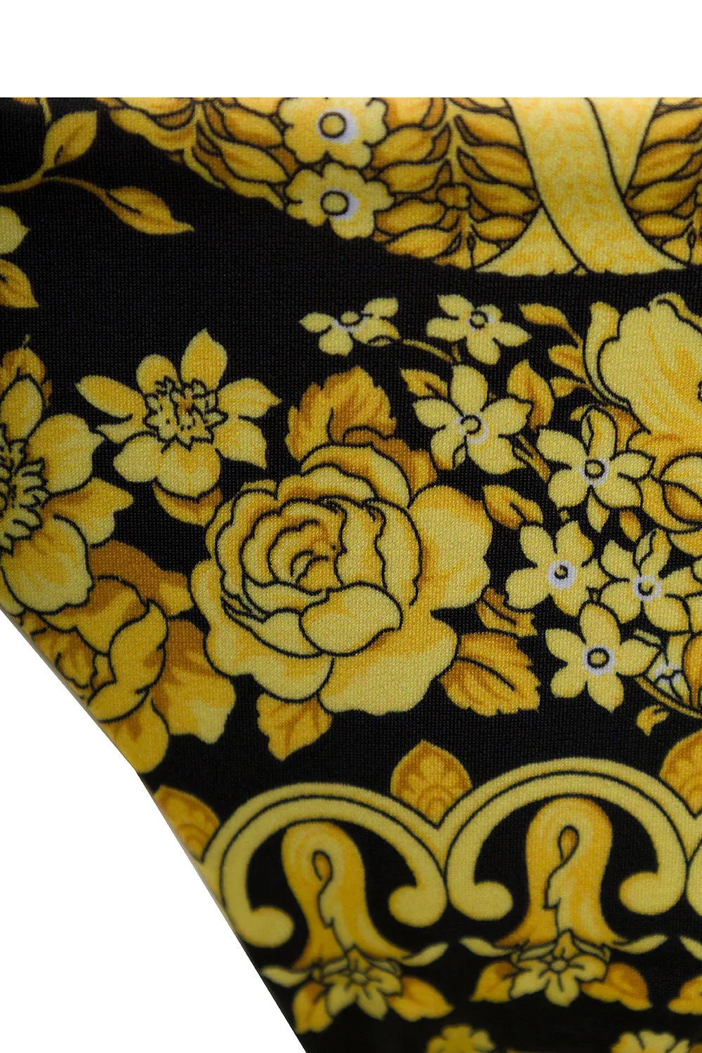 Versace Graphic Print Side-Tied Bikini Bottoms
