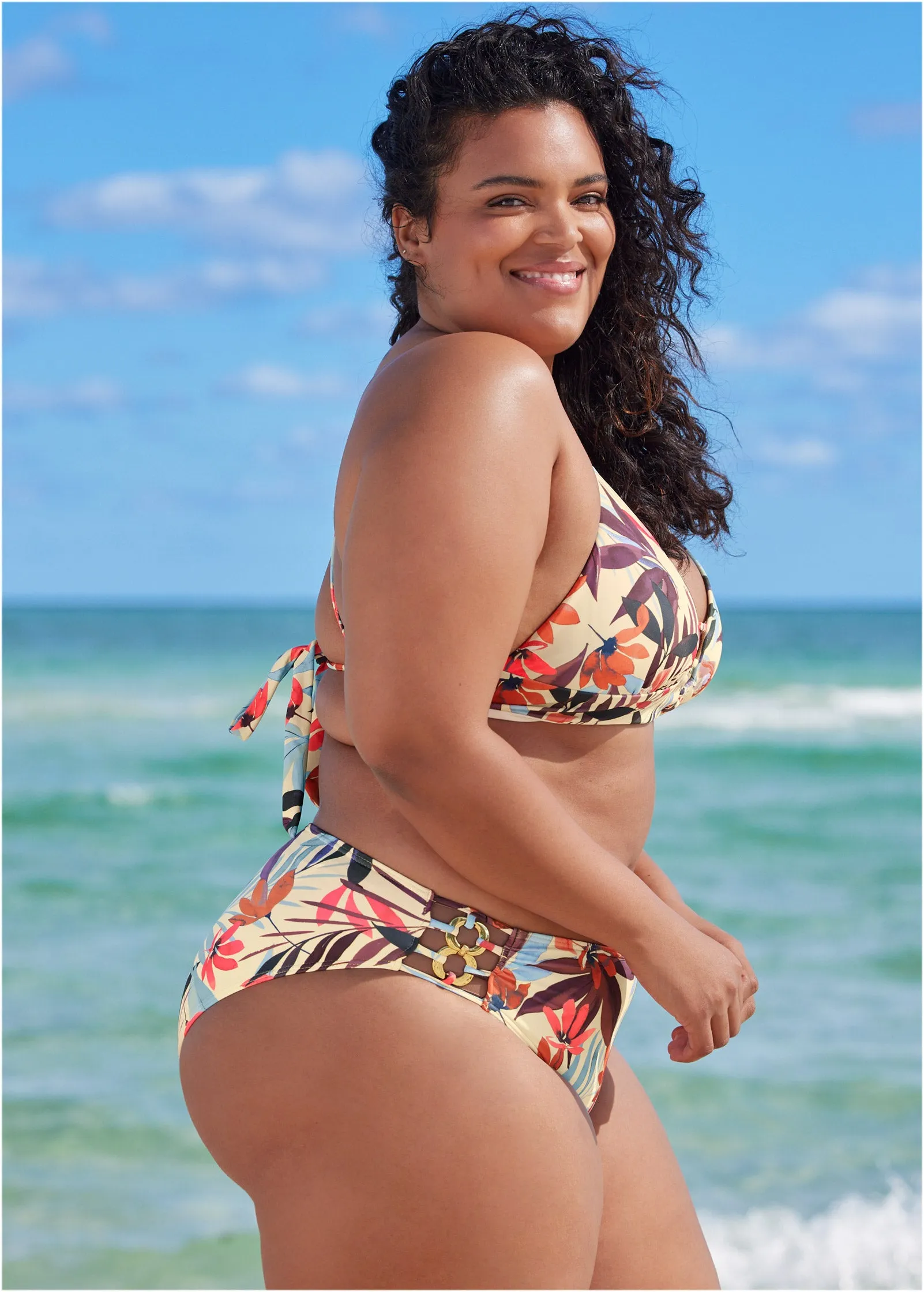Vivianne Bikini Bottom - Tropic & Chill