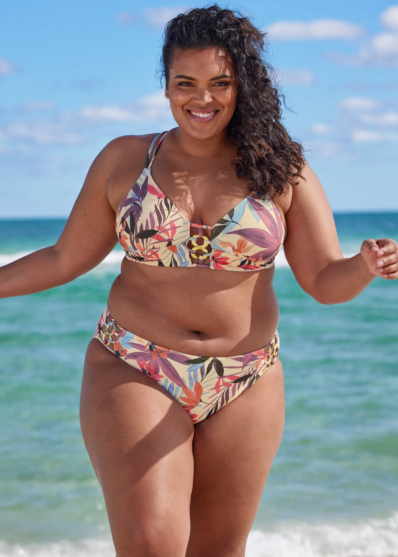Vivianne Bikini Bottom - Tropic & Chill